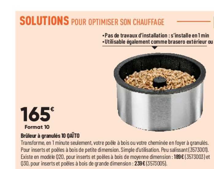 brûleur à granulés 10 qaïto