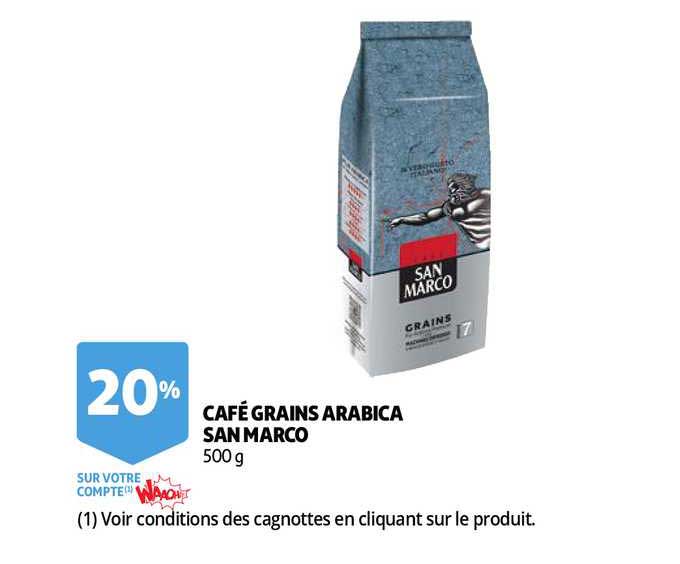 café grains arabica san marco