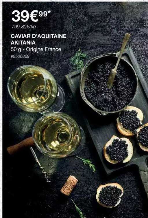 caviar d'aquitaine akitania