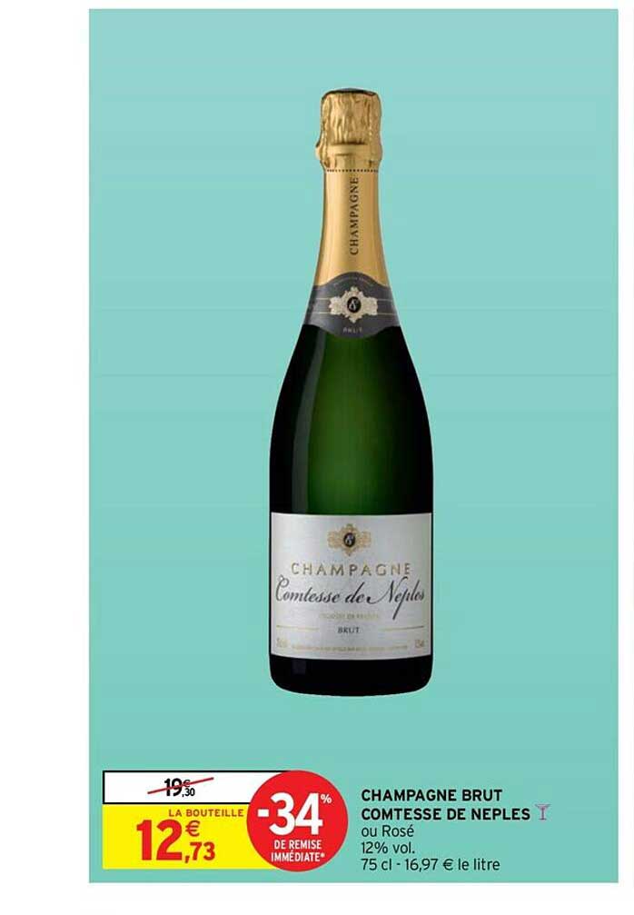 champagne brut comtesse de neples