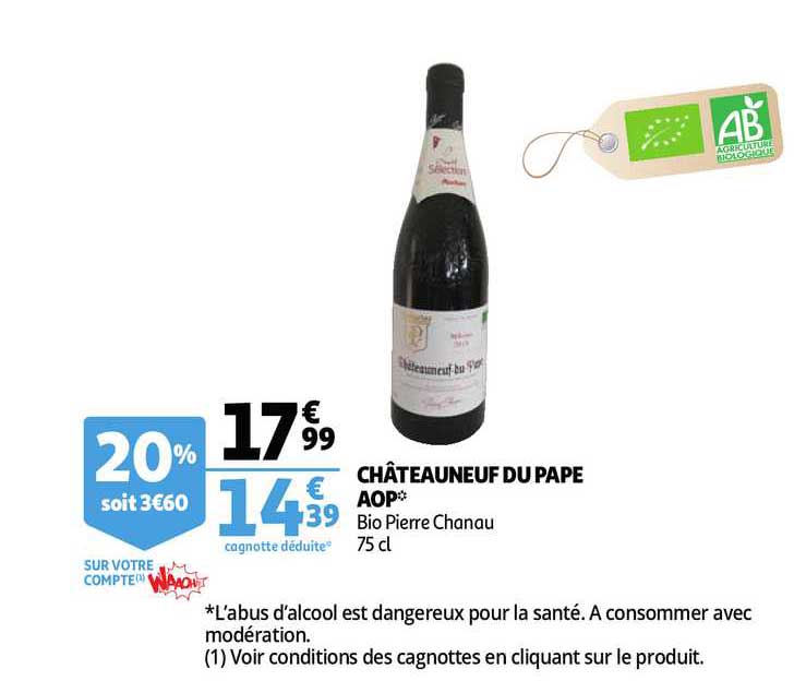 châteauneuf du pape aop bio pierre chanau