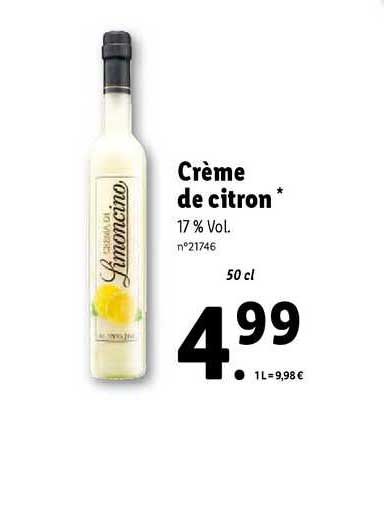 Crème De Citron Limoncino