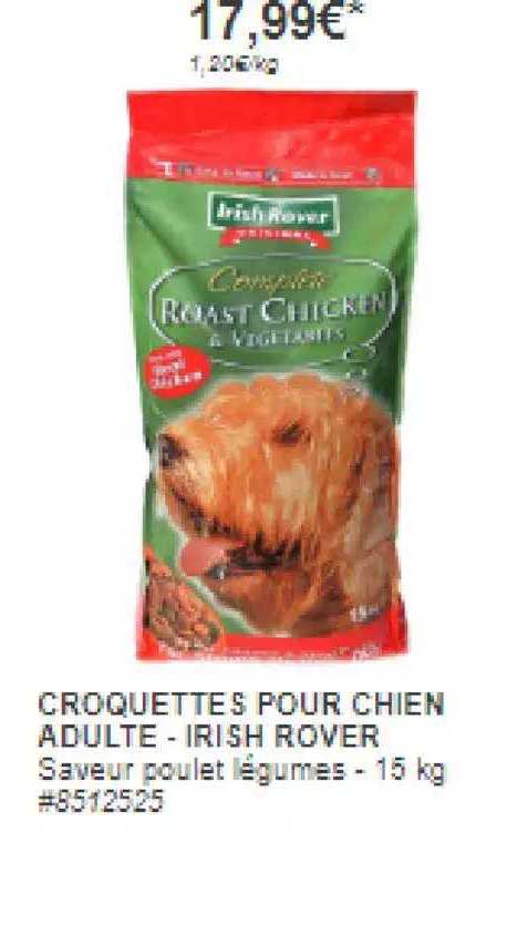 Croquettes Pour Chien Adulte - Irish Rover