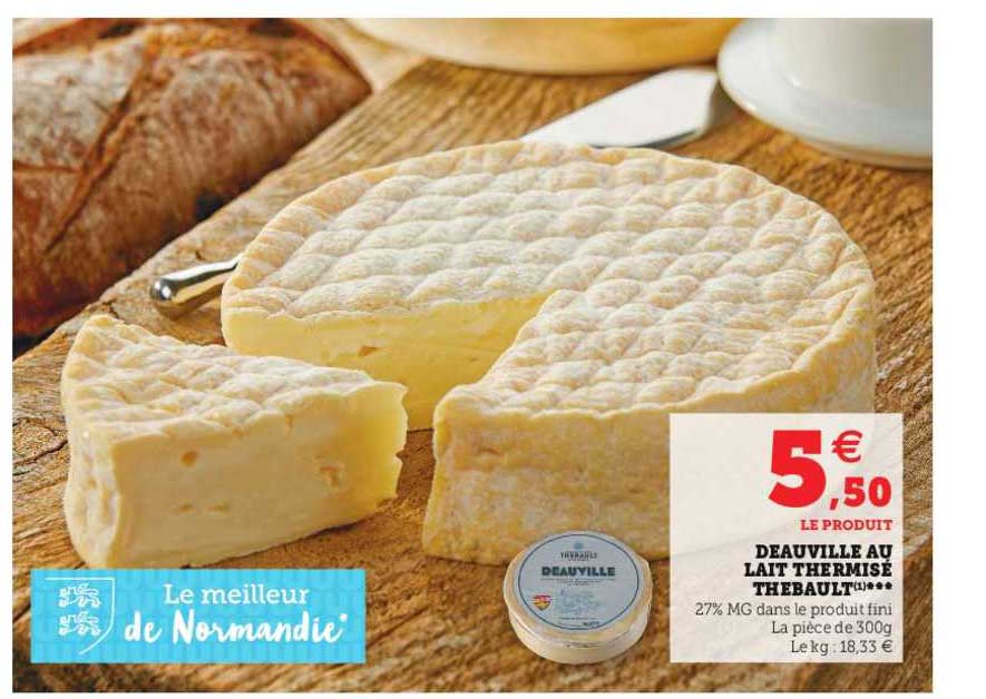 deauville au lait thermisé thebault