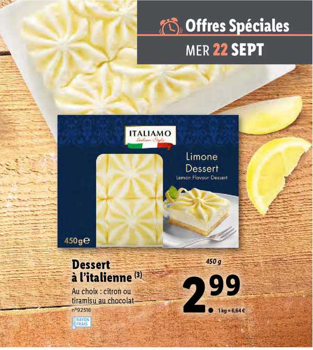 dessert à l'italienne italiamo