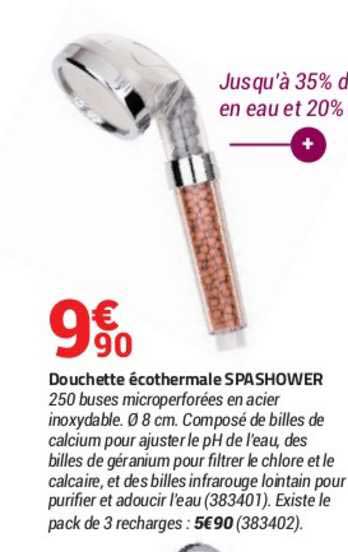 Douchette écothermale Spashower