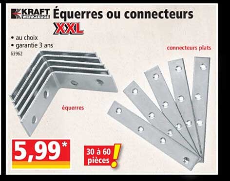 équerres ou connecteurs kraft