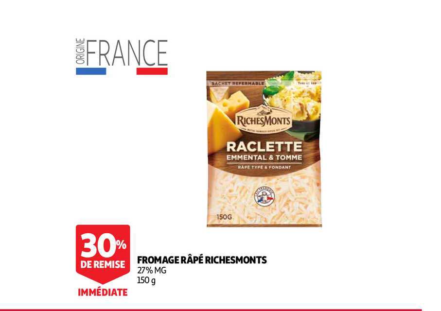 Fromage Râpé Richesmonts