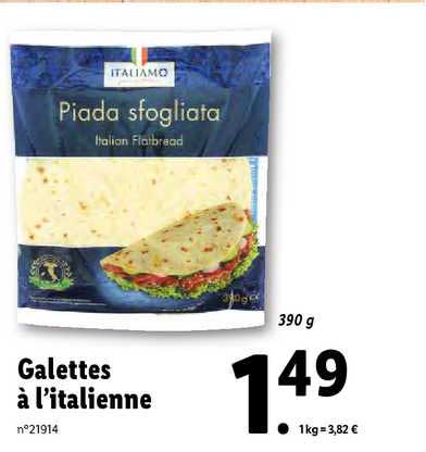 galettes à l'italienne italiamo