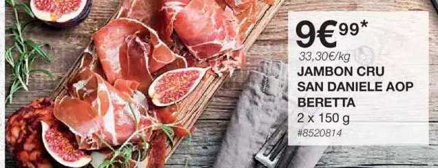jambon cru san daniele aop beretta