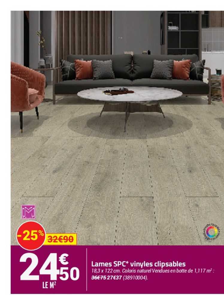 Lames Spc Vinyle Clipsables