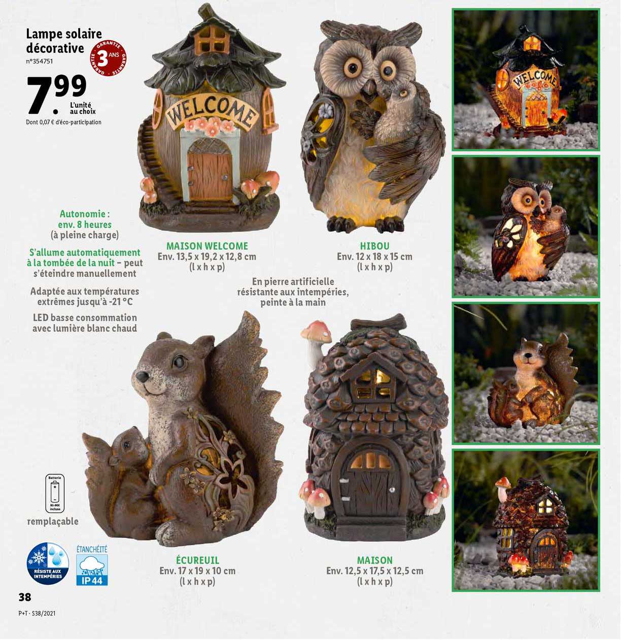 lampe solaire décorative