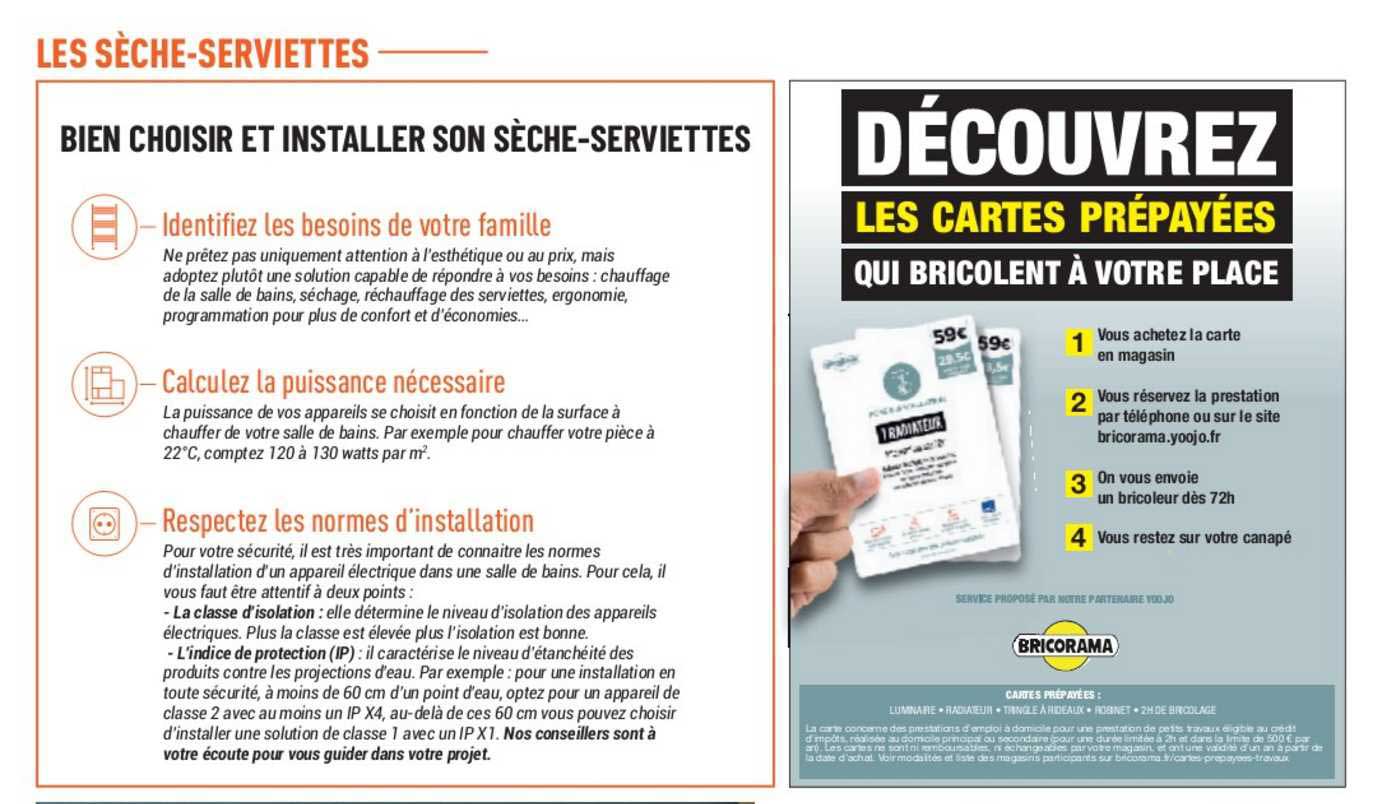 Les Sèche-serviettes