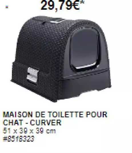 Maison De Toilette Pour Chat - Curver
