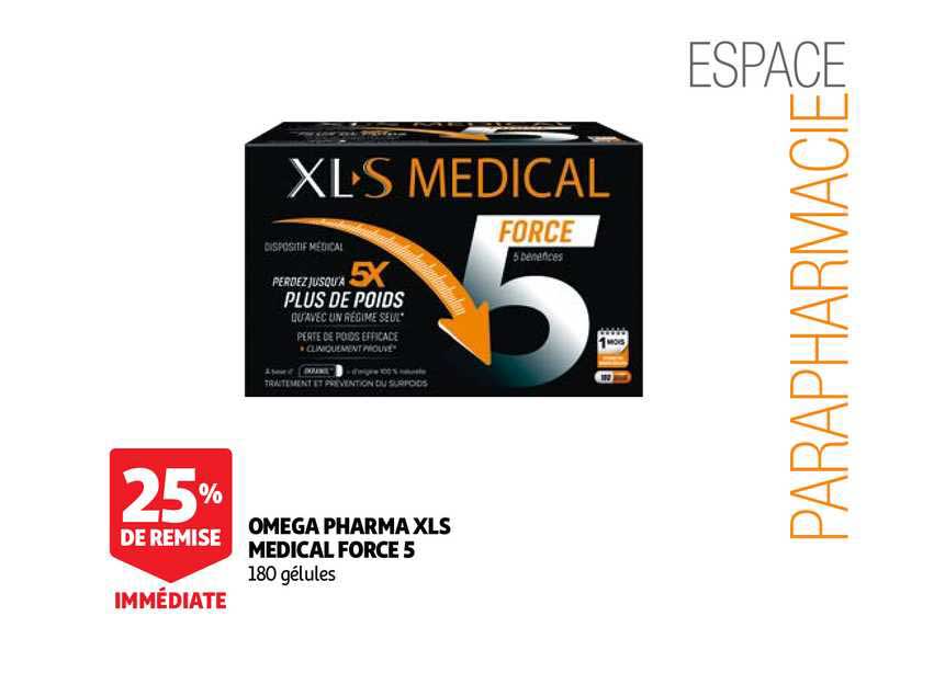 omega pharma xls medical force 5