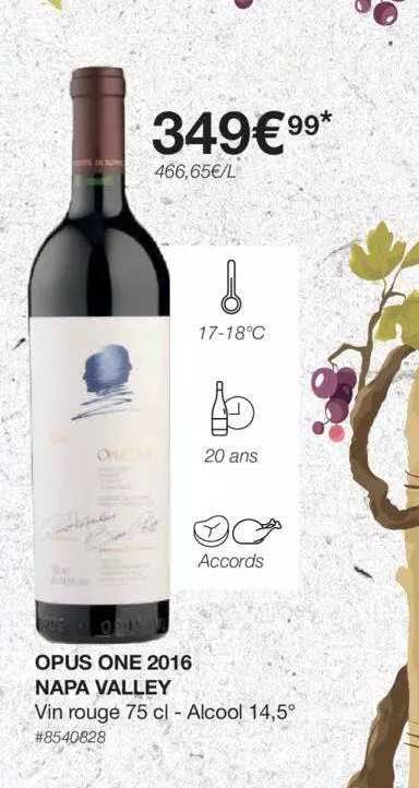 opus one 2016 napa valley