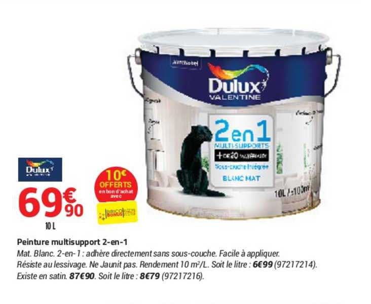 peinture multi-support 2-en-1 dulux valentine