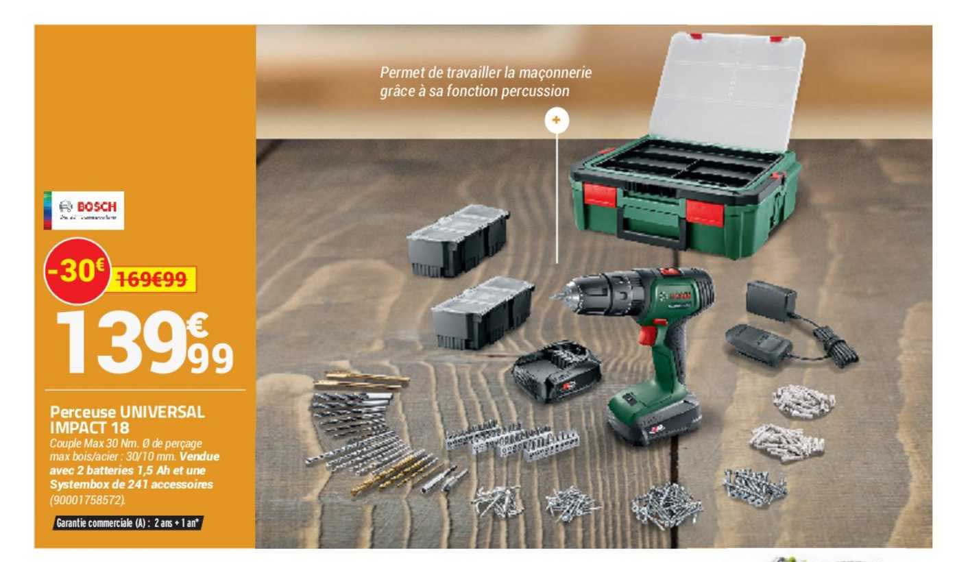 perceuse universal impact 18 bosch