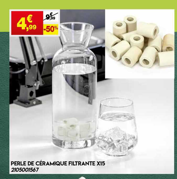perle de céramique filtrante x15