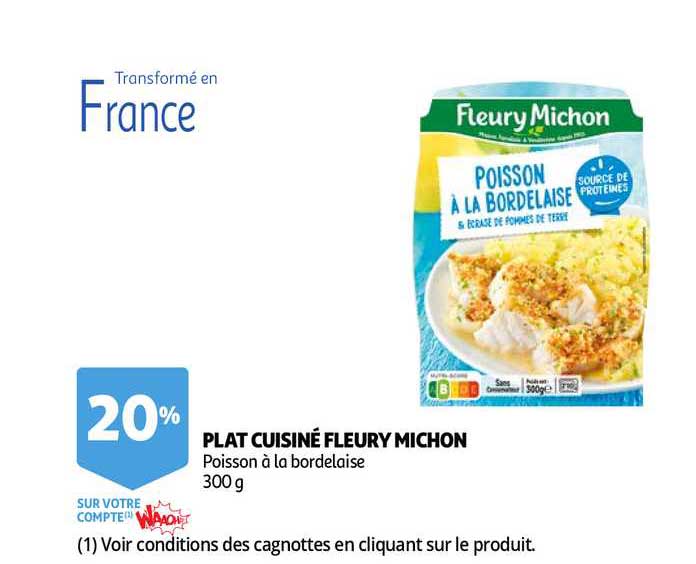 plat cuisiné fleury michon