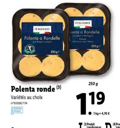 Polenta Ronde Italiamo