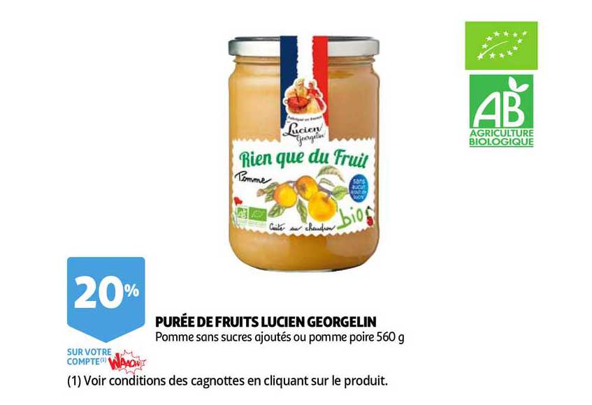 purée de fruits lucien georgelin