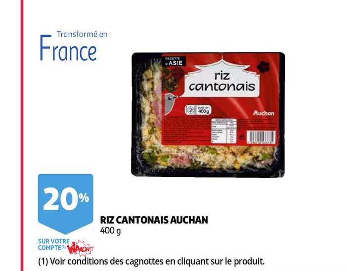 riz cantonais auchan