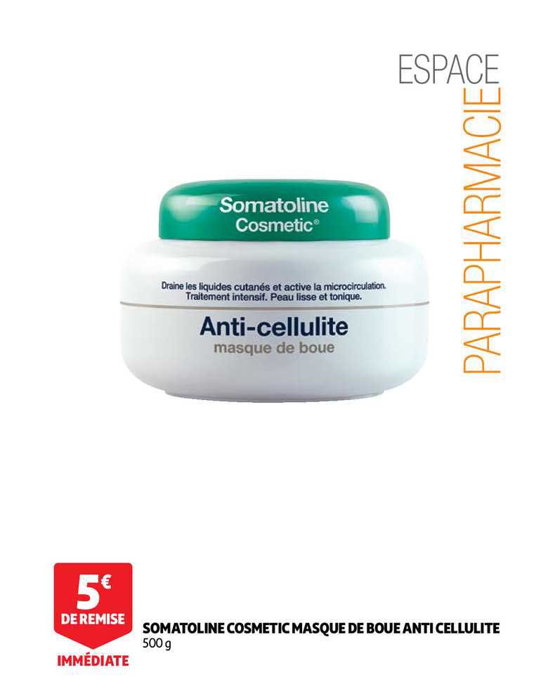 somatoline cosmetic masque de boue anti cellulite
