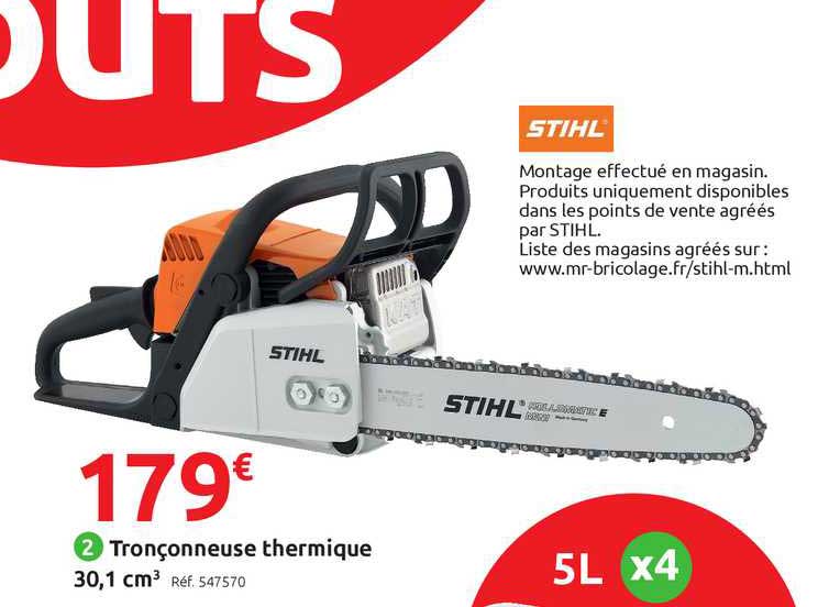 tronçonneuse thermique 30,1 cm3 stihl