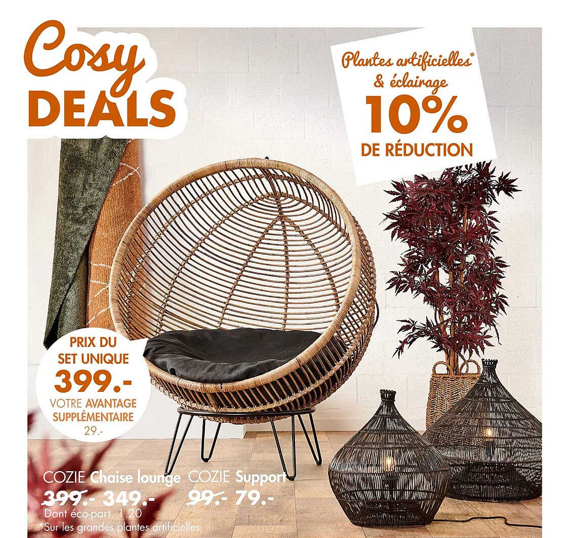 chaise lounge cozie, support cozie