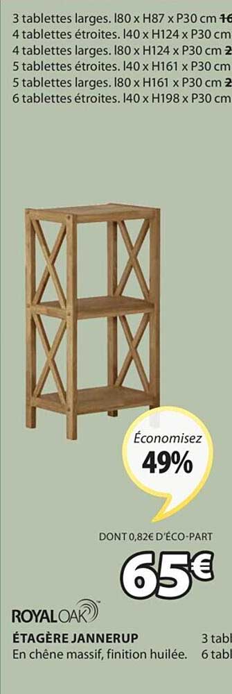 étagère jannerup royaloak