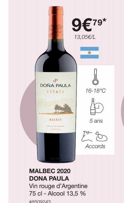 Malbec 2020 Dona Paula
