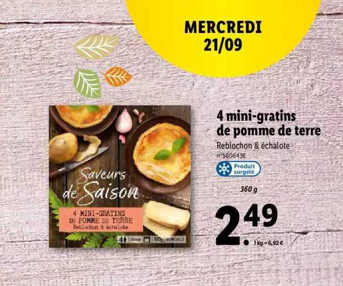 4 mini-gratins de pomme de terre