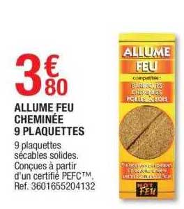 Allume Feu Cheminée 9 Plaquettes