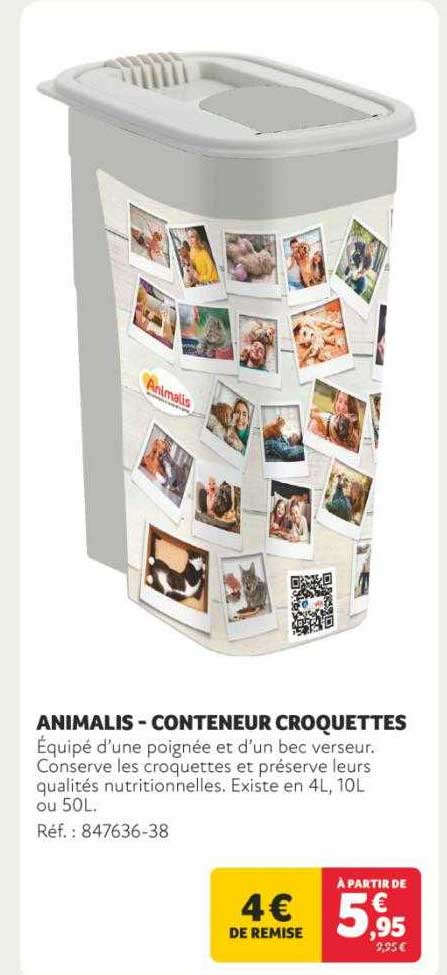 animalis - conteneur croquettes