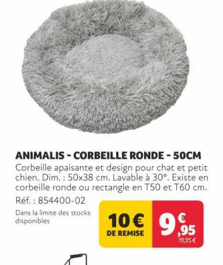 Animalis - Corbeille Ronde - 50 Cm