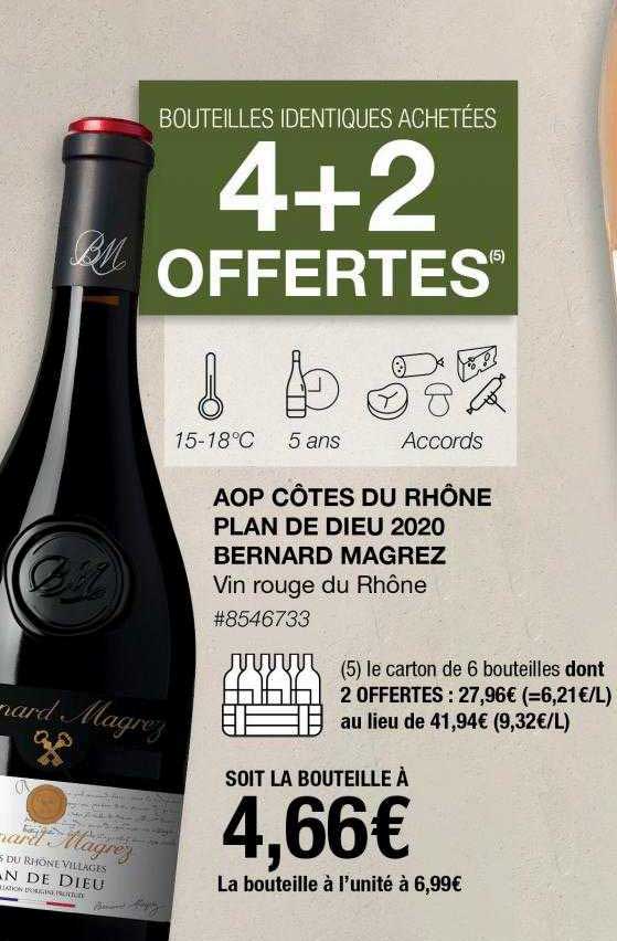 aop côtes du rhône plan de dieu 2020 bernard magrez