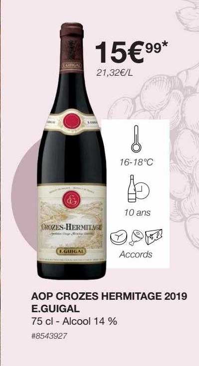 aop crozes hermitage 2019 e.guigal