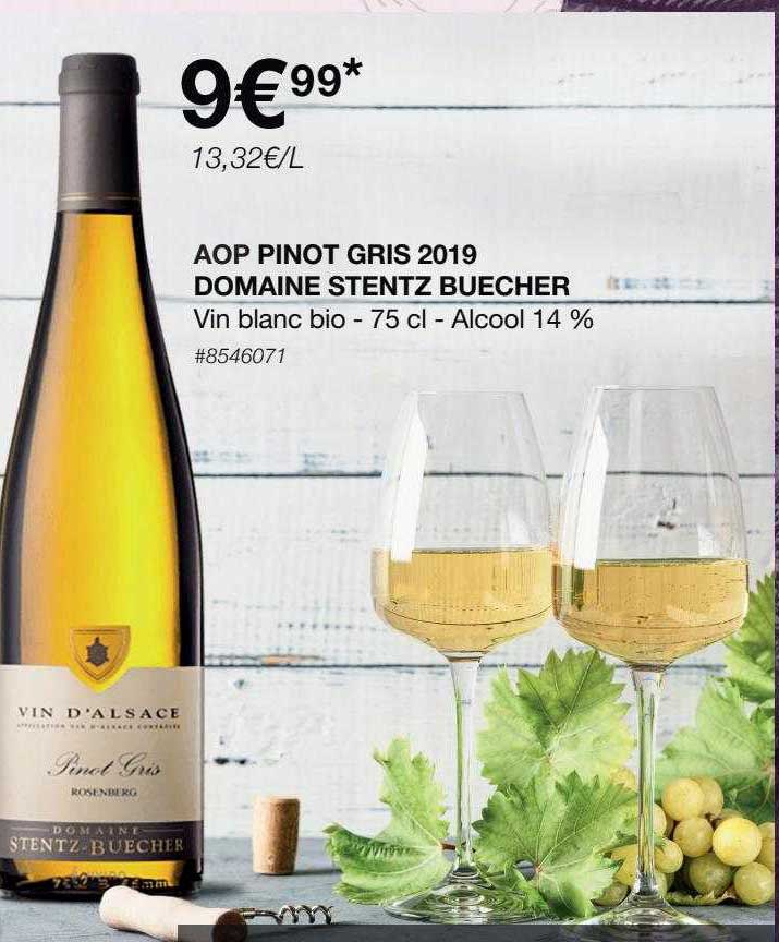 Aop Pinot Gris 2019 Domaine Stentz Buecher