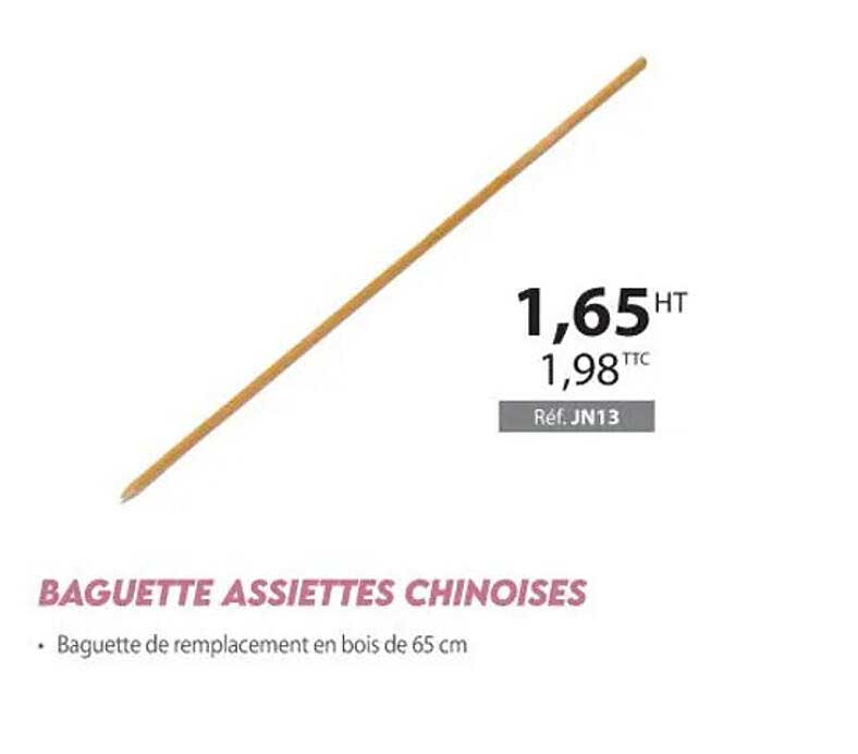 baguette assiettes chinoises