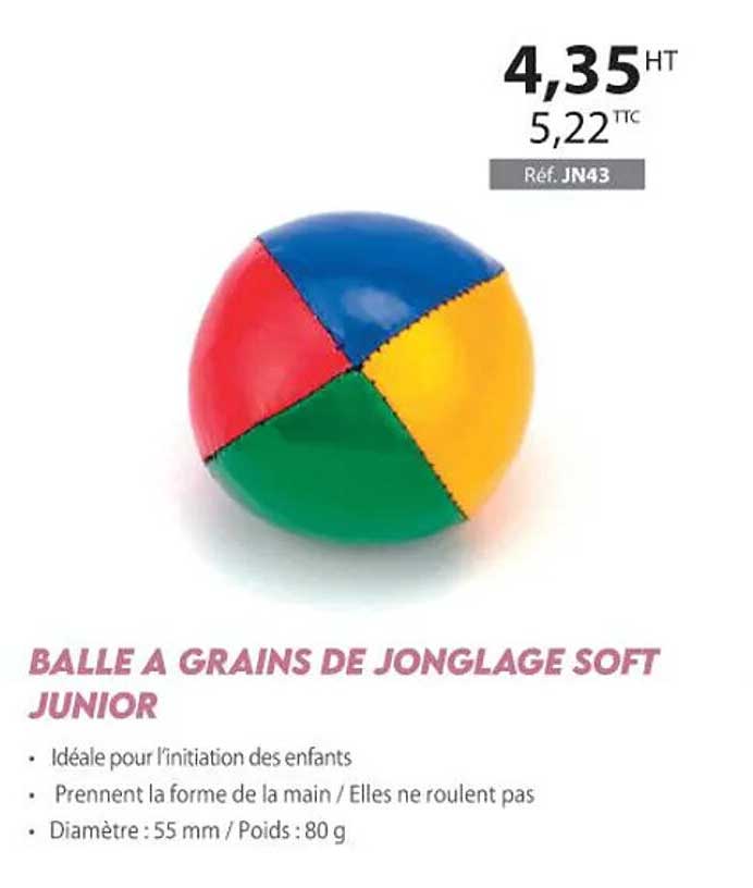 balle à grains de jonglage soft junior