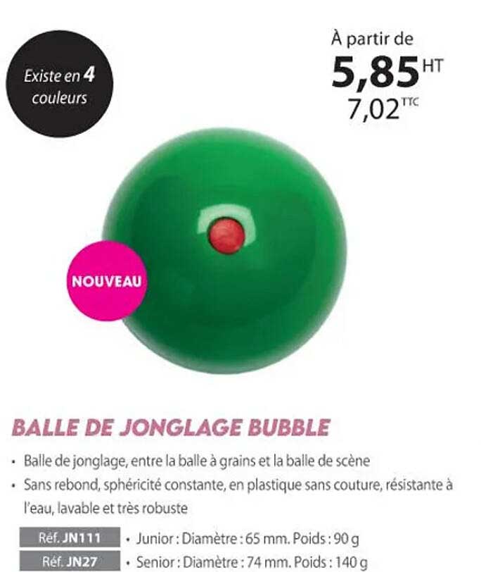 balle de jonglage bubble
