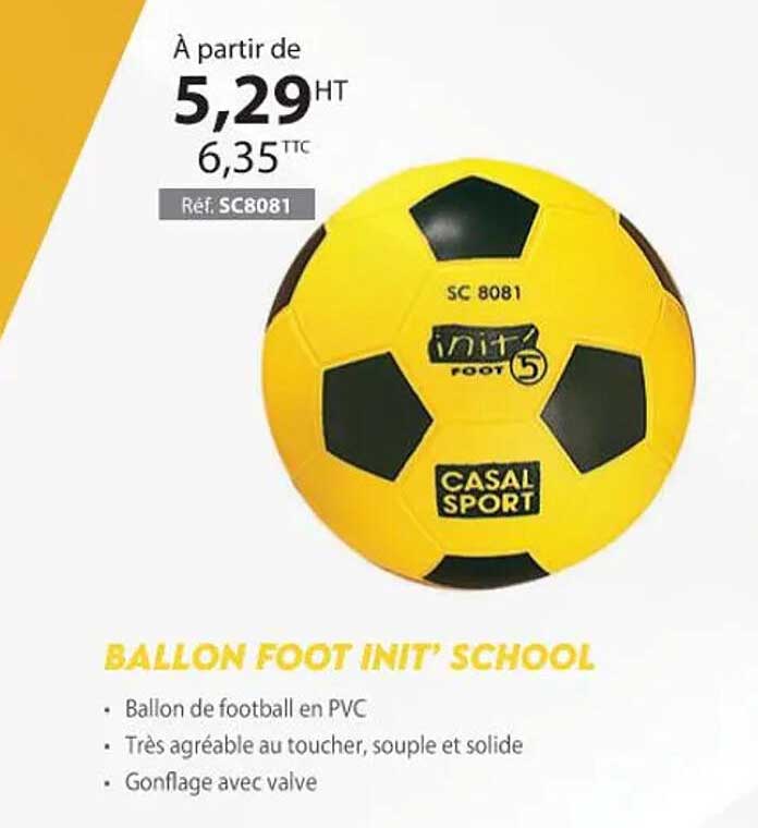 ballon foot init' school