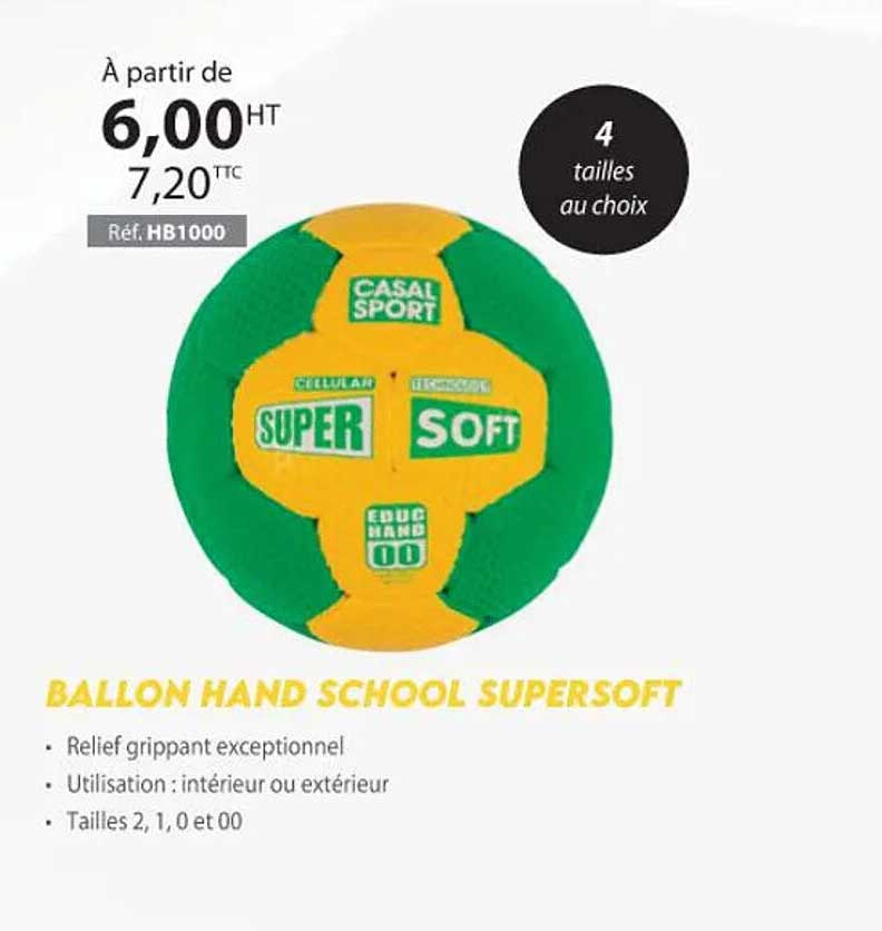 ballon hand school supersoft
