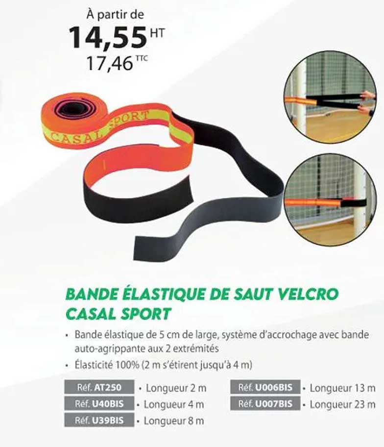 bande élastique de saut velcro casal sport