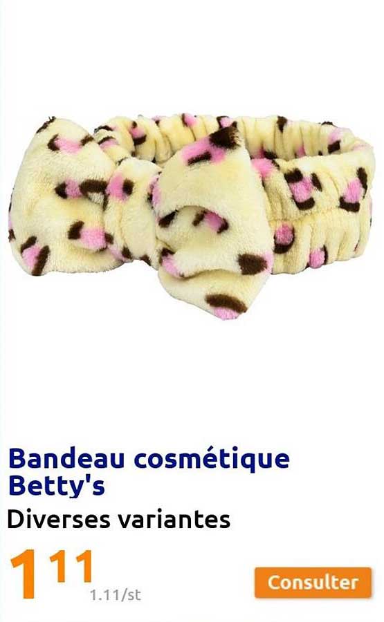 Bandeau Cosmétique Betty's