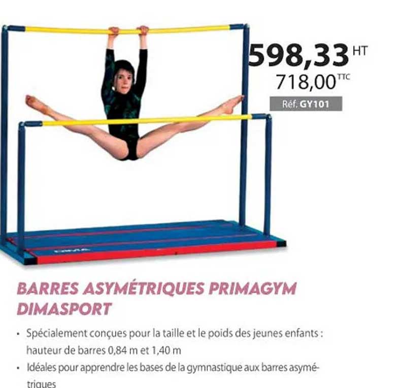 barres asymétriques primagym dimasport