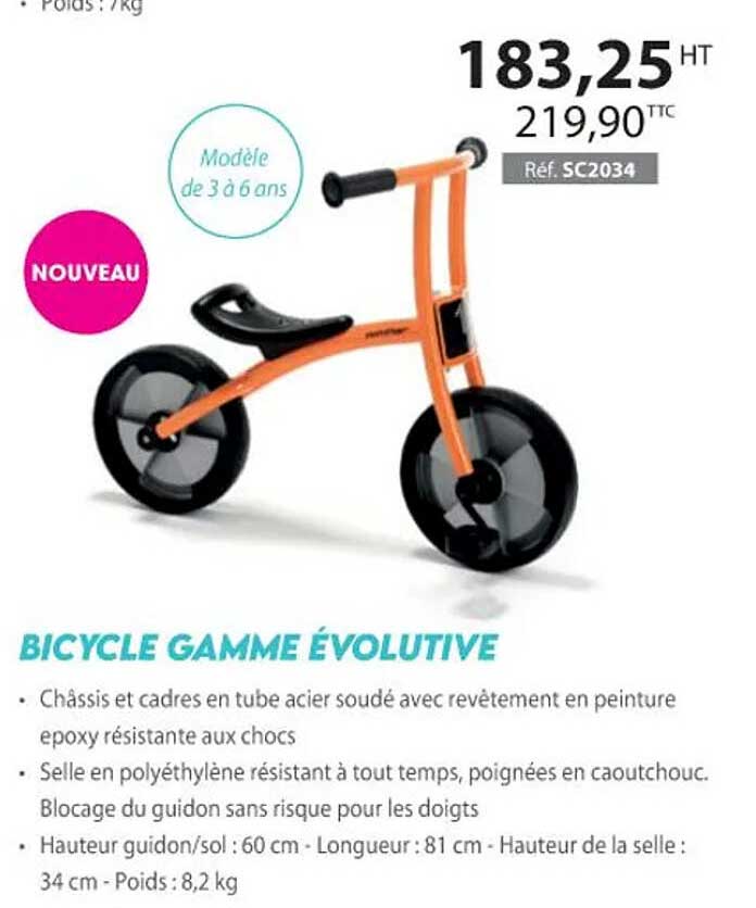 Bicycle Gamme évolutive