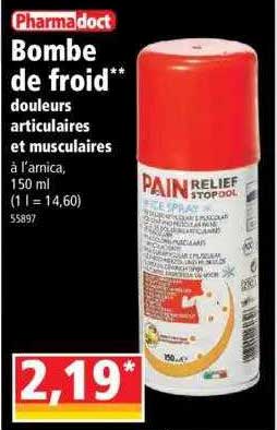 bombe de froid douleurs articulaires et musculaires pharmadoct
