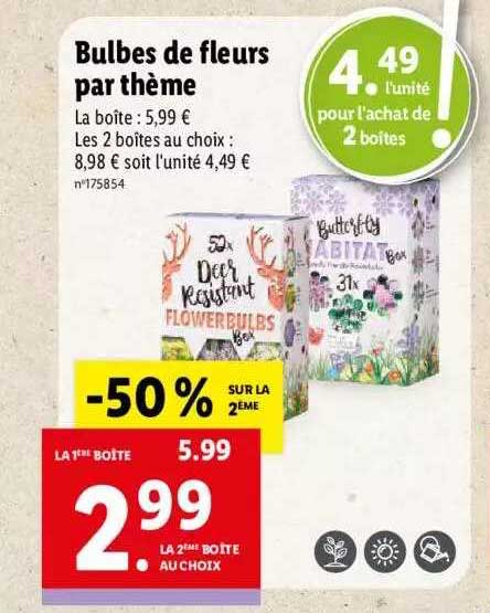 bulbes de fleurs par thème